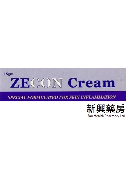 ZECON CREAM 1% 18G 癣炎康膏 18克