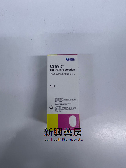 CRAVIT OPHTHALMIC SOLUTION 0.5%